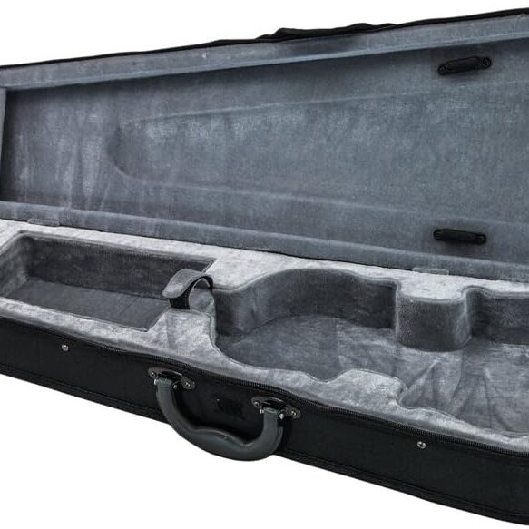 A black case with two instruments inside of it.